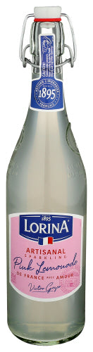 Lorina - Sparkling Lemonade Pink , 25.4 Oz | Pack of 12