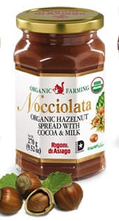 Rigoni Di Asiago Hazelnut Spread Organic with Cocoa Milk 9.52 Oz
 | Pack of 6