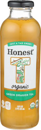 Honest Tea - Organic Iced Tea Green Dragon, 16 oz | Pack of 12