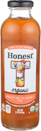 Honest Tea - Organic Peach Oo-La-Long Tea, 16 Oz | Pack of 12