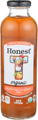 Honest Tea - Organic Peach Oo-La-Long Tea, 16 Oz | Pack of 12