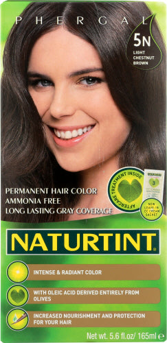 Naturtint - Permanent Hair Color 5N Light Chestnut Brown, 5.6oz