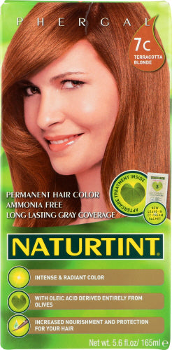 Naturtint - Permanent Hair Colorant, 7C Terracotta Blonde, 5.6 Oz | Pack of 3