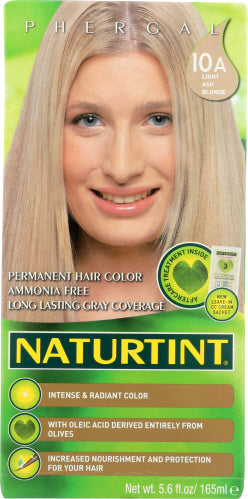 Naturtint - Permanent Hair Color 10A Light Ash Blonde, 5.6 Oz