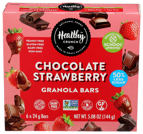 HEALTHY CRUNCH GRANOLA BAR CHOCO STRWBRY | Pack of 6