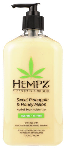 Hempz - Sweet Pineapple & Honey Melon Herbal Body Moisturizer,17 Oz