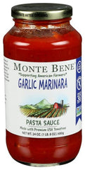 Monte Bene Garlic Marinara Pasta Sauce, 24 oz