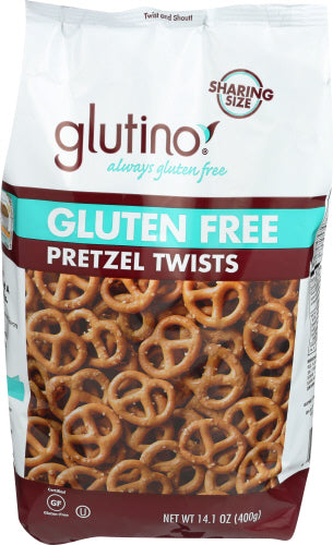 Glutino - Gluten Free Pretzel Twists, 14.1 Oz | Pack of 12