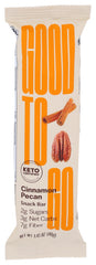 Good to Go - Keto Snack Bar Cinnamon Pecan - 1.41 Oz. | Pack of 9