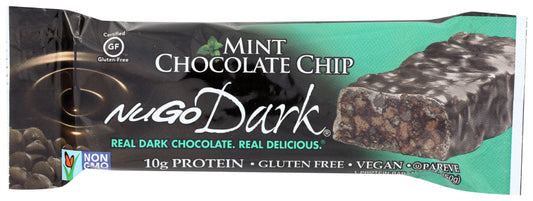 Nugo - Dark Mint Chocolate Chip Protein Bar, 1.76 oz - Pack of 12