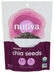 Nutiva - Organic Chia Seed Black, 6 Oz | Pack of 12