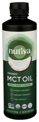 Nutiva - Organic Unflavored Liquid Coconut MCT Oil, 16 Oz