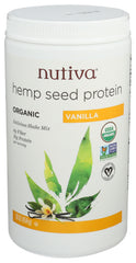 Nutiva - Organic Vegan Hemp Protein Powder - Vanilla, 16 Oz