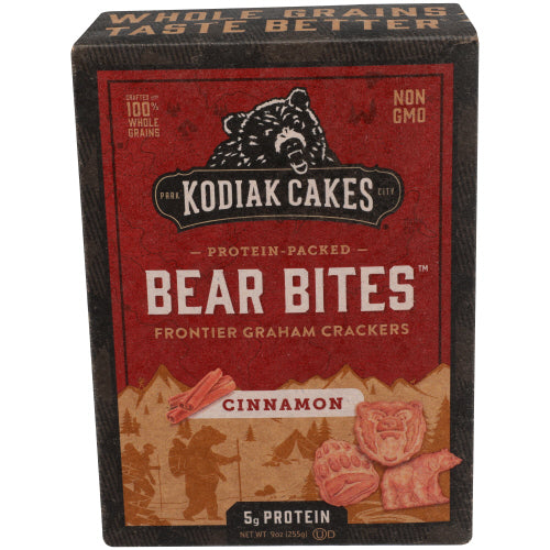 Kodiak - Bear Bites Cinnamon Graham Crackers, 255g | Pack of 8