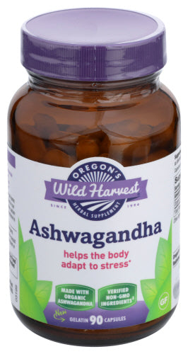 Oregon's Wild Harvest - Ashwagandha, 90 Gelatin Capsules | Pack of 3