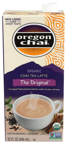 Oregon Chai - Chai Tea Latte Concentrate, 32oz | Pack of 6