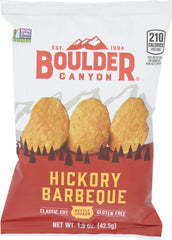 Boulder Canyon - Hickory BBQ Kettle Potato Chips, 1.5oz - Pack of 55