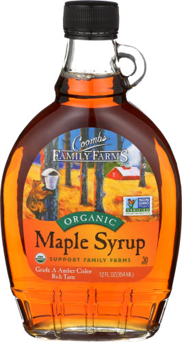 Coombs Family - Farms Organic Syrup Grade a Maple , 12 Oz  | Pack of 12