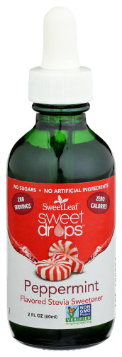 Sweet Leaf - Sweet Drops Sweetener Peppermint, 2 Fl Oz | Pack of 3