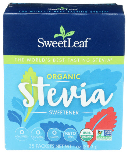 Sweetleaf - Organic Stevia Sweetener, 35 Pieces | Pack of 6