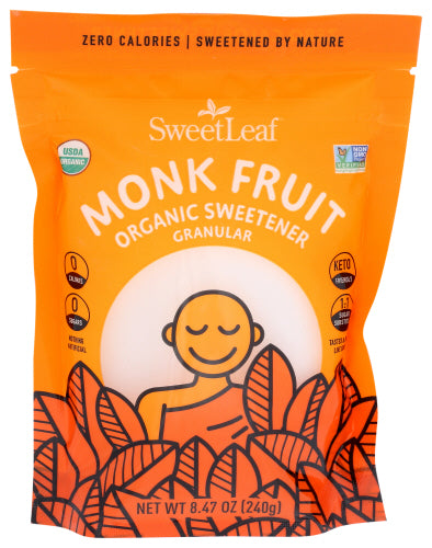 Sweetleaf - Stevia Monk Fruit Sweetener Bag, 8.47 Oz | Pack of 6