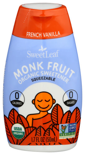 Sweetleaf - French Vanilla Liquid Monk Fruit, 1.7 OZ. | Pack of 6