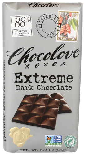 Chocolove - Extreme Dark Chocolate , 3.2 Oz - Pack of 12
