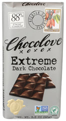 Chocolove - Extreme Dark Chocolate , 3.2 Oz - Pack of 12