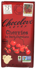 Chocolove - Dark Chocolate Bar Cherry 3.2 Oz - Pack of 12