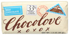 Chocolove Xoxo - Pure Milk Chocolate Mini Bar - 1.3  Oz - Pack of 12