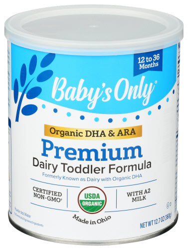 Baby's Only - Organic Dairy with DHA & ARA Formula, 12.7 Oz - Pack of 6