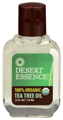 Desert Essence - Organic Tea Tree Oil, .5 oz