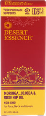 Desert Essence - Moringa Jojoba & Rose Hip Oil, 2 oz