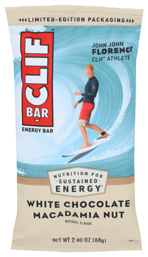 Clif Bar - White Chocolate Macadamia Nut Energy Bar, 2.4 Oz -  Pack of 12