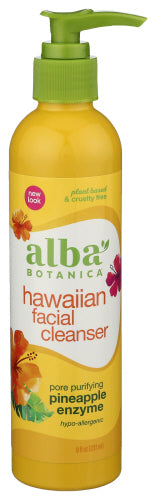 Alba Botanica - Hawaiian Facial Cleanser Pineapple Enzyme, 8 flOz