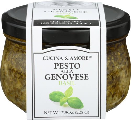 Cucina & Amore - Basil Pesto Alla Genovese, 7.9 Oz Jar | Pack of 6