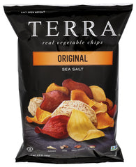 Terra Chips - Terra Original Real Vegetable Chips with Sea Salt, 6.8 Oz - Pack of 12