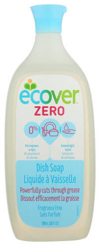 Ecover - Zero Liquid Dish Soap Fragrance-Free, 25 oz | Pack of 6