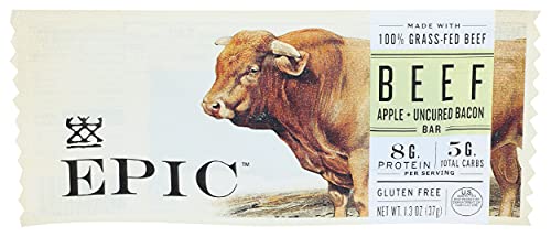 Epic - Provisions Apple & Uncured Bacon Beef Bar, 1.3 Oz | Pack of 12