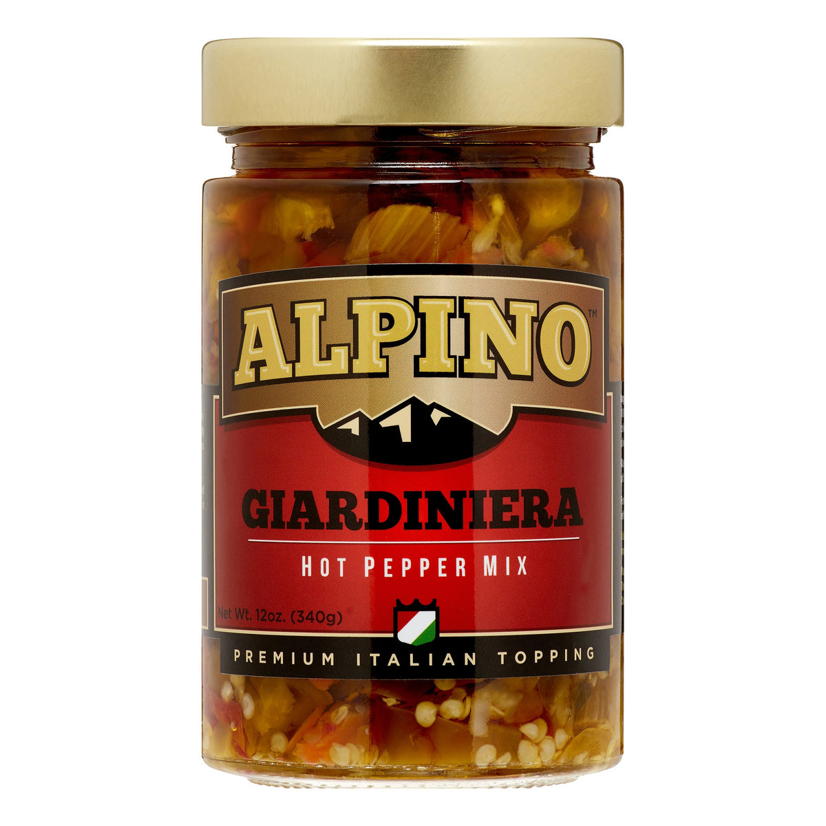 Alpino Pepper Mix Giardiniera Ho, 12  Oz | Pack of 6