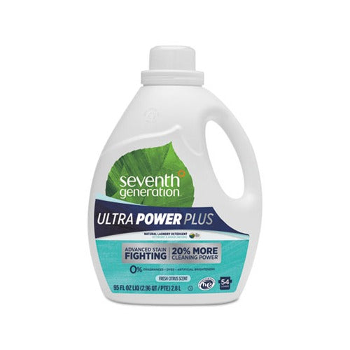 Seventh Generation - Power Plus Laundry Detergent - Clean Scent, 95oz