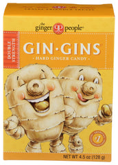 Ginger People - Double Strength Hard Ginger Candy, 4.5 Oz | Pack of 12