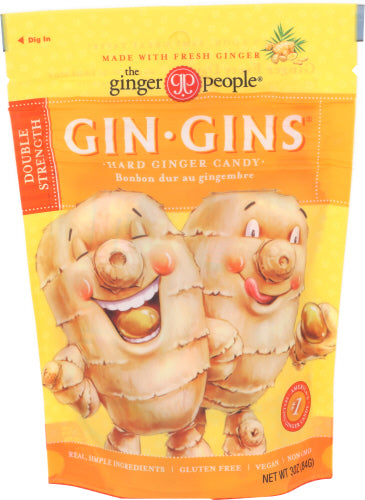 Ginger People - Gin - Gins Hard Candy - 3oz | Pack of 12