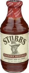 Stubb's - Hickory Bourbon Bar BBQ Sauce, 18 oz  | Pack of 6