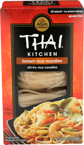 Thai Kitchen - Brown Rice Noodles, 8 oz | Pack of 6