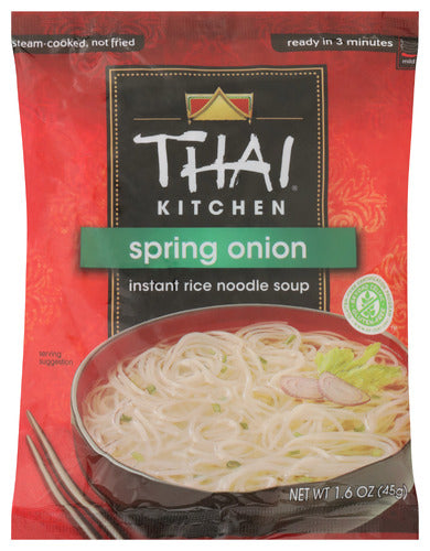 Thai Kitchen - Spring Onion Instant Noodles ,1.6 OZ | Pack of 12