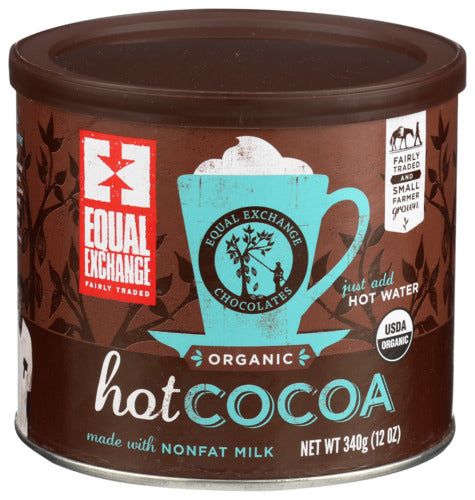 Equal Exchange - Organic Hot Cocoa, 12oz | Pack of 6