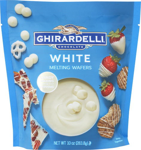 Ghirardelli - White Melting Wafers - 10oz | Pack of 6