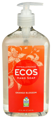 ECOS - Orange Blossom Scented Hand Soap, 17 Fl. Oz | Pack of 6