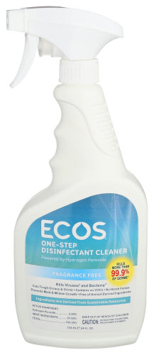 Ecos - One Step Disinfectant Cleaner, 24 Oz